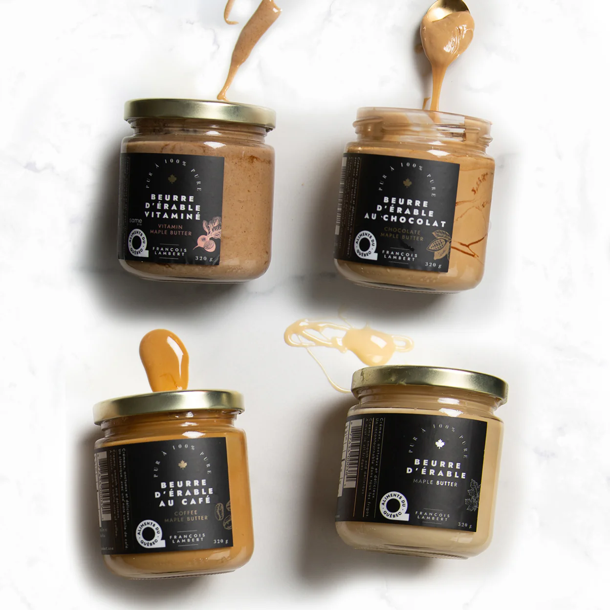Ensemble Beurre d'érable (pack de 4)
