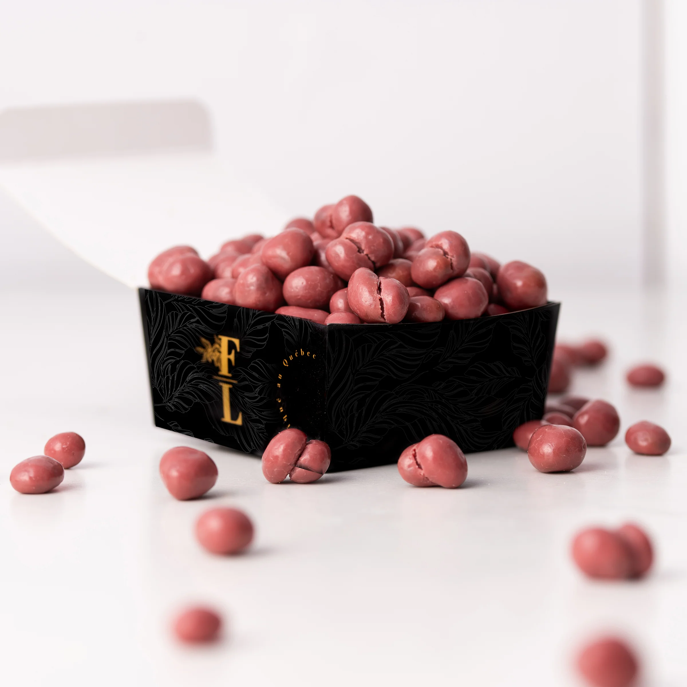 Grains de café enrobés de chocolat Ruby