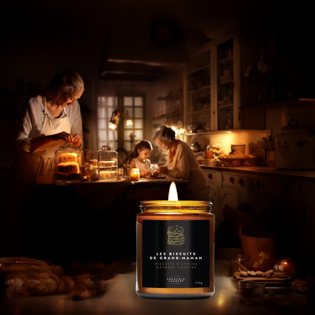 No.12 Les biscuits de grand-maman - Bougie de soya aux biscuits d'avoine
