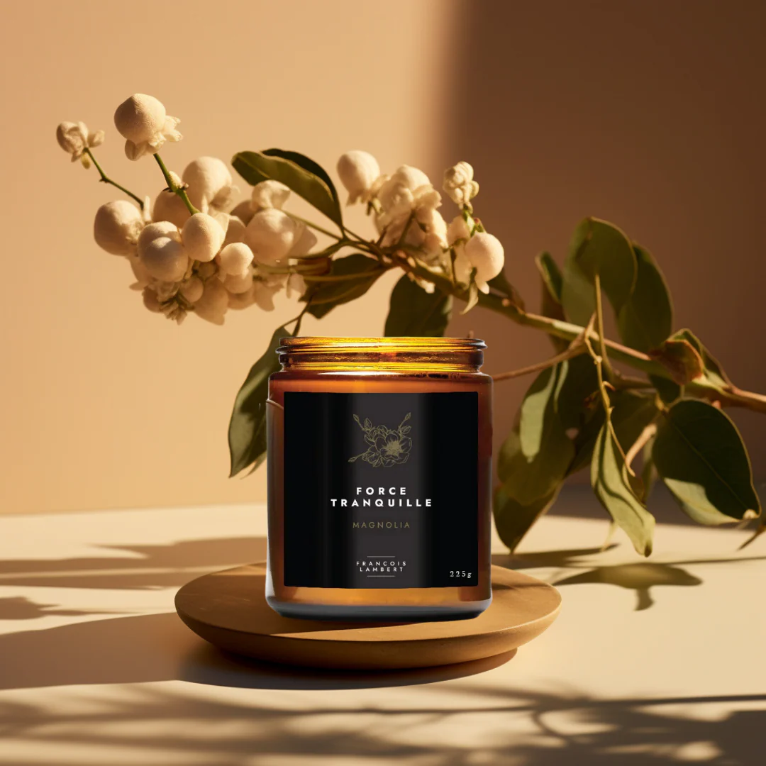 No.48 Force tranquille - Bougie de soya au magnolia