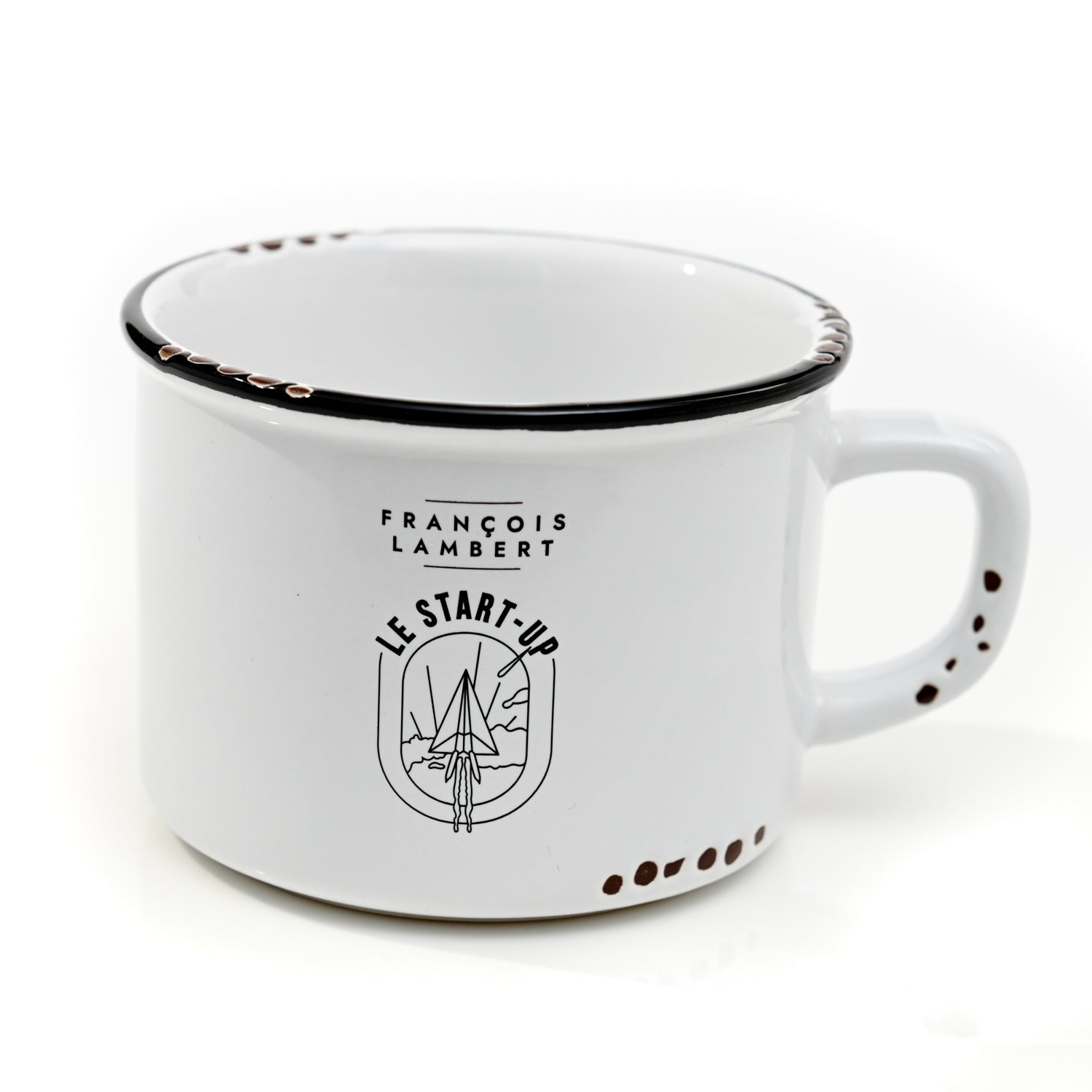 Tasse en émail « Le Start-Up » - Image 2