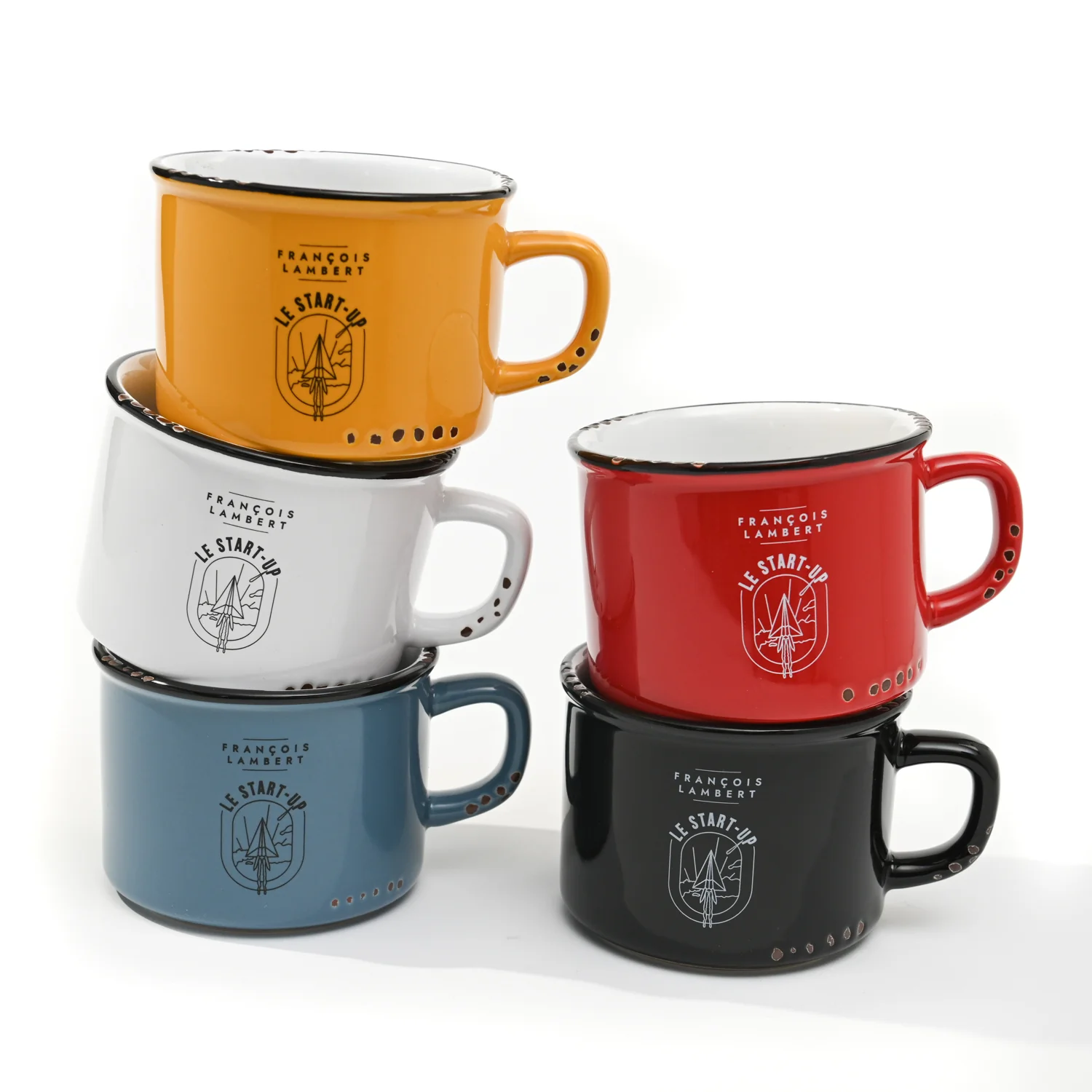 Tasse en émail « Le Start-Up » - Image 3